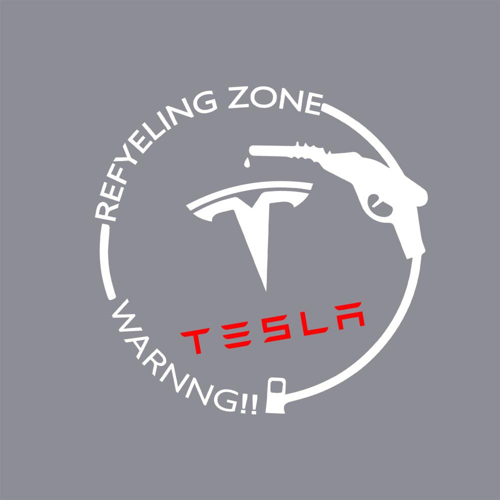 

Car Fuel Tank Cap Decoration Sticker Tesla Model 3 Model S Model X Model Y Roadster Coil Mod WYE K80 Auto Exterior Decals For