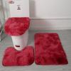 Toilet Seat Cover 3Pcs Set Bath Mat Shower Room Floor Rug Home Bathroom Anti-Slip Absorbent Doormat Bathtub Decor Carpet