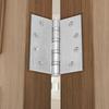 2-10PCS Furniture Cabinet Door Hinges Stainless Steel Wooden Box Folding Butt Hinges Drawer Fitting Closet Hinge Hardware Tools