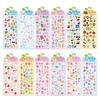 New 3D Relief Stickers Cartoon Animals Food Creative Cute Aesthetic Stickers DIY Phone Case Journal Fun Fashion Decoration Stick