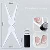 1/2Pc Double-Head French Cat Eye Nail Magnet Set Big Y-shaped 2 In 1  Crescent Moon Cat Eye's Magnet Stick DIY Gel Manicure Tool