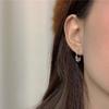 Cool Star Hoop Earrings Temperament Star Earrings Exquisite Pentagram Tassel Earrings  Party