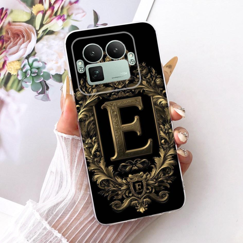 Für Realme GT8 Hülle Realme GT 8 Pro Cover 2025 Mode Buchstaben Krone Capa Weicher Silikon Stoßfänger Für Realme GT8 Pro RMX5210 Fundas