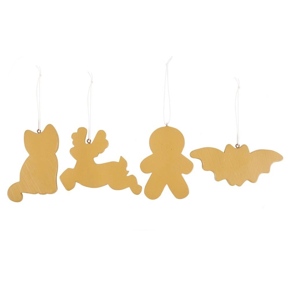 Something Different Skeleton Cookie Ornament Set (Pack of 4)