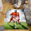 1pc Moroccan Football Star Rug, Office Carpet Indoor Outdoor Entrance Doormat, Non-Slip Soft And Comfortable, Living Room. DT707074
