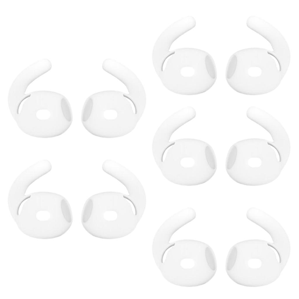 1/5Pair Soft Silicone Ear Pads Eartips Earphone Silicone Case In-ear Earbuds For 4 In Ear Earphones