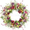 Artificial Flower Wreath Easter Valentines Day Hotel Restaurant Door Decorations
