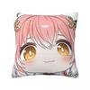 Pillow Case Cute Q Version Wuthering Waves Rinascita Phoebe Zani Square Pillow Cover Kawaii Cushion Cover Car Home Decorative