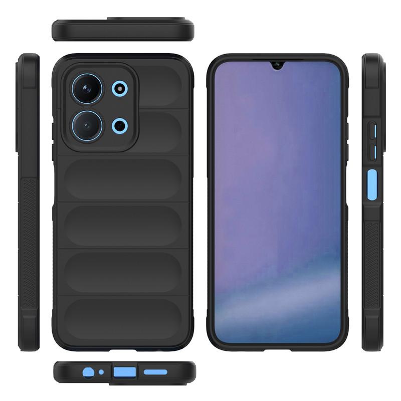 Custodia GOKEN Per Xiaomi Poco M5 4G – Silicone TPU A Gradiente Viola/Blu – Antiurto E Antiscivolo