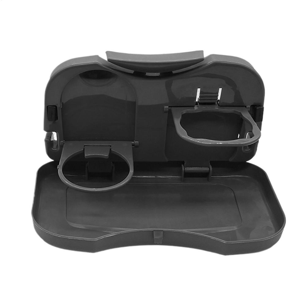 Car Seat Table Foldable Car Table with Cup Holder Automotive Backseat Desk for Laptop Working Dining Eating Adult Travel Road
