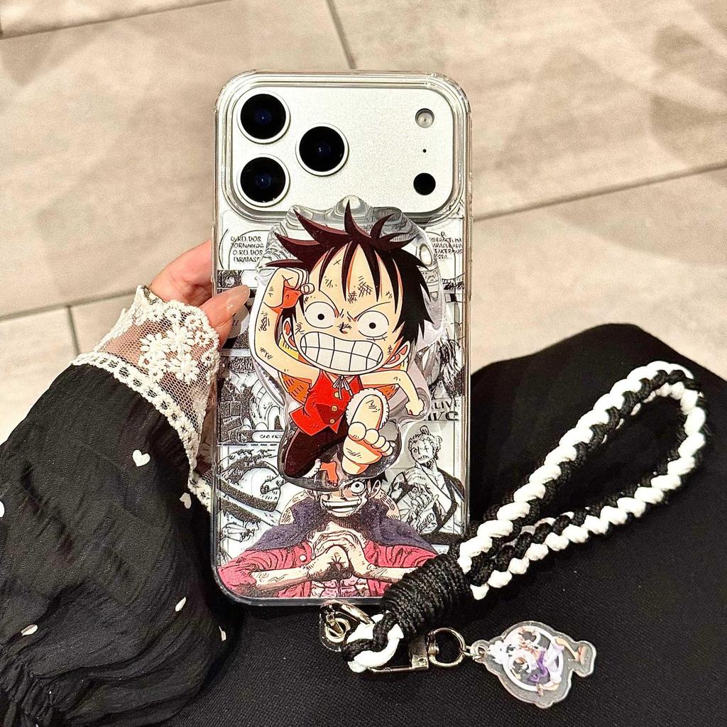 One Piece Luffy Magnetic Stand Case for iPhone 16 Pro Max