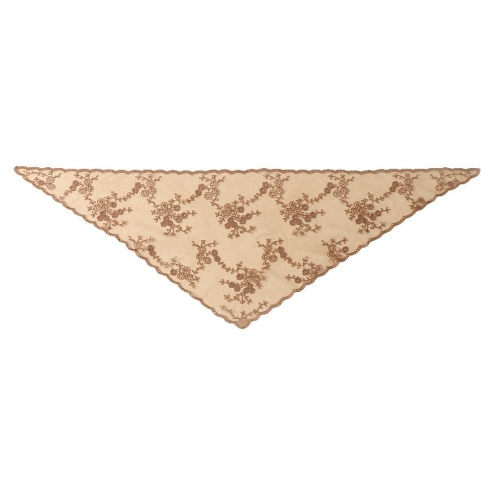 Fake Collar Lace Scarf Veil Headband Cloak Hip Scarf Simple Lace Triangle Scarf  Ladies