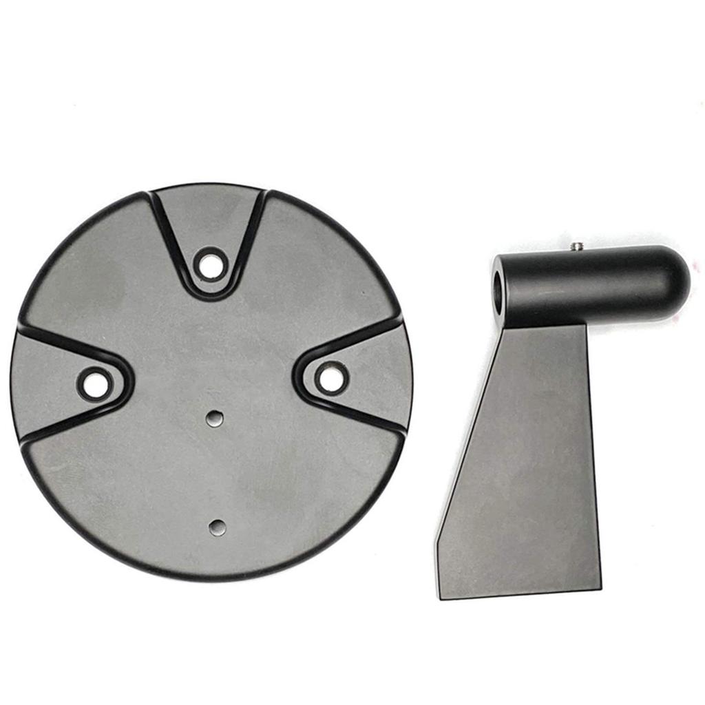 Adjustable Bracket Wall Mounted Microphone Support Fixed Base Punching Holes Universal Microphone and Light Holder