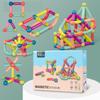 Magnetic Building Blocks Construction Toy Set For Kids 64pcs/12pcs Christmas Gift For Boys And Girls Abs Material Colorful Shapes Logical Thinking