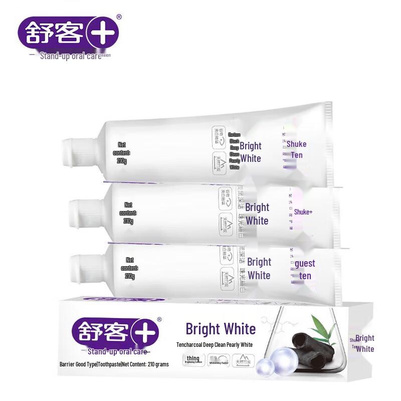 

S Daily Brightening Whitening Toothpaste (Bamboo Mint, 3 x 210g)