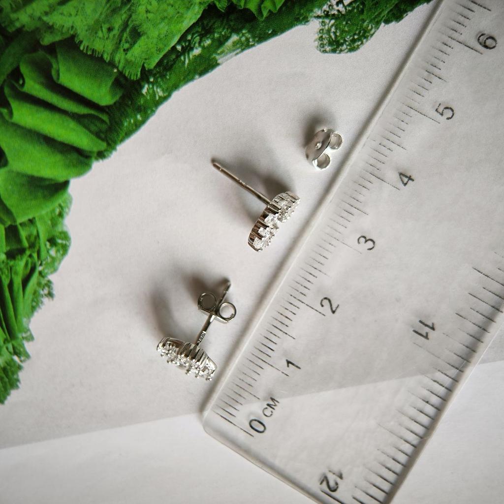 Silver Earrings with Cubic Zirkonia (2186120)