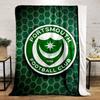 Portsmouth FC Green Blanket for All Seasons Blanket Lunch Break Throw Gift