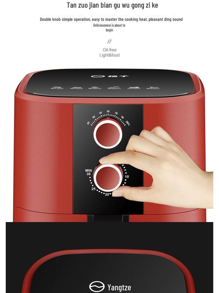 Large-Capacity Oil-Free Multifunctional Smart Air Fryer Oven with Non-Stick Electric Pan