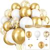 Set di 35 Palloncini Colorati con Paillettes da 12 Pollici per Decorazioni di Feste di Compleanno