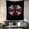 Resident Evil Violation Book I Tapestry Wallmounted Background Cloth Work Of Art Background Cloth Home Decor