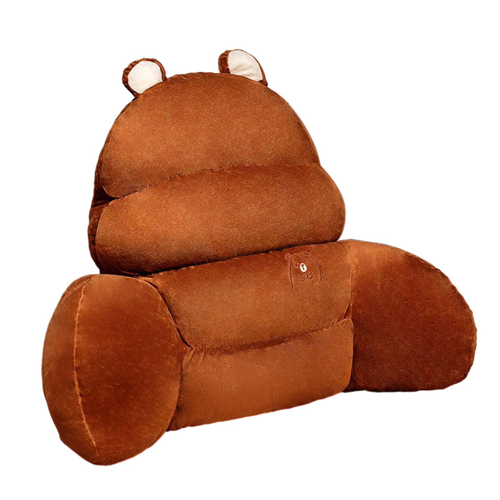 Подушка для спины Подушка для чтения Комфортная подушка для кресла Подушка для отдыха на спине для жизни коричневый 3139₽