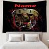 Custom Name Friday the 13th Print Tapestry, Backdrop, Easy Setup, Ideal for Bedroom, Office & Living Room, with Aesthetic Wall Hanging Decor.