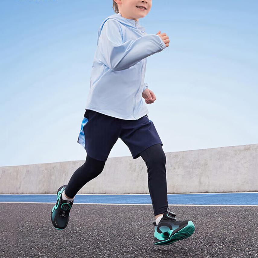 Anta Kids Monthly Comfortable Breathable Body Measurement Test Shock Absorption Wear Resistant Low Top Running Shoes Kids sneaker A312429999-1