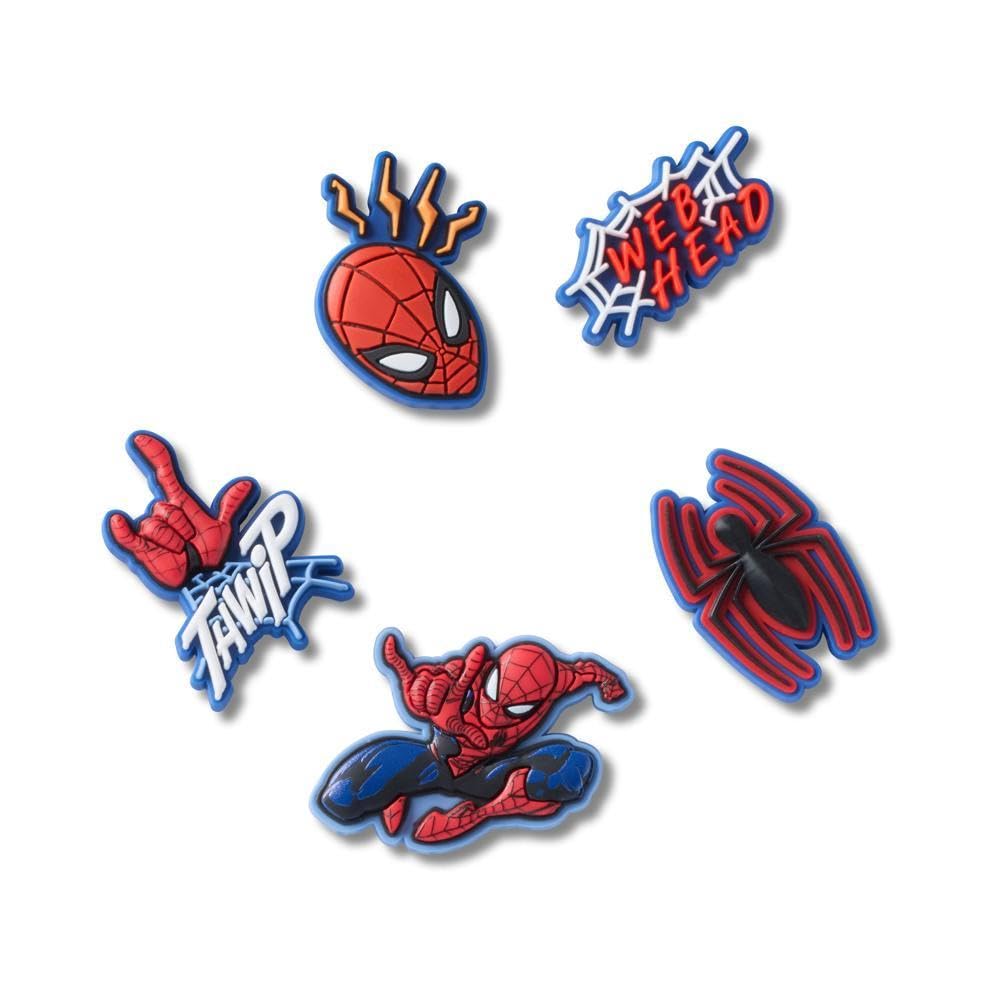 Crocs Jibbitz Shoe Charms Spiderman 5 Pack