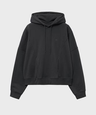 Oversized Hooded Sweatshirt (Gray)