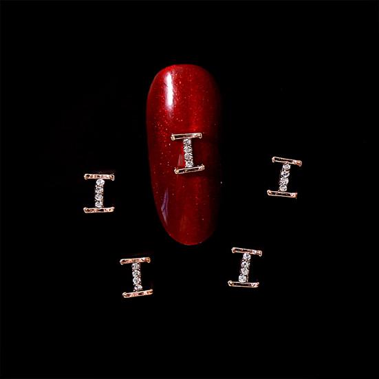 Alfabete de manichiură elegantă Decorative de lux care nu căde