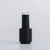 15ml Black/White Nail Polish Bottle with Brush, Lightproof Glass Bottle for Nail Base Gel, Empty Dispenser Bottle