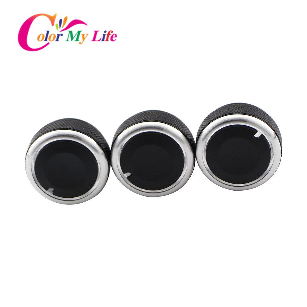 Color My Life Car Air Conditioning Knob AC Knob Heat Control Switch Button Knobs Fit for Nissan Qashqai 2012