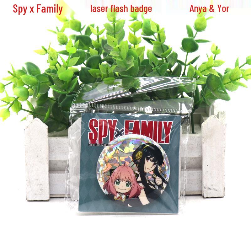 Spy x Family Brooch Set: Anya, Yor & Lloyd Decorative Accessories for Children