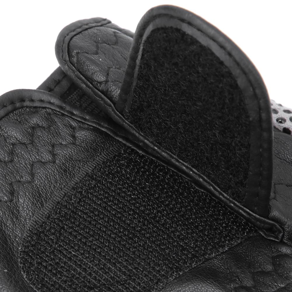 1 pcs Black Artificial Sheepskin Men Non slip Soft Breathable Gloves ing Glove Accessories(left hand 23)