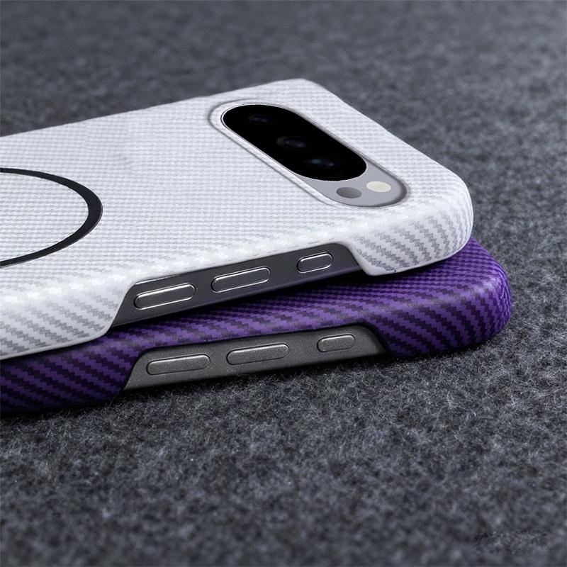 Google Pixel 10A/9ProXL Magnetic Carbon Fiber Stand Case