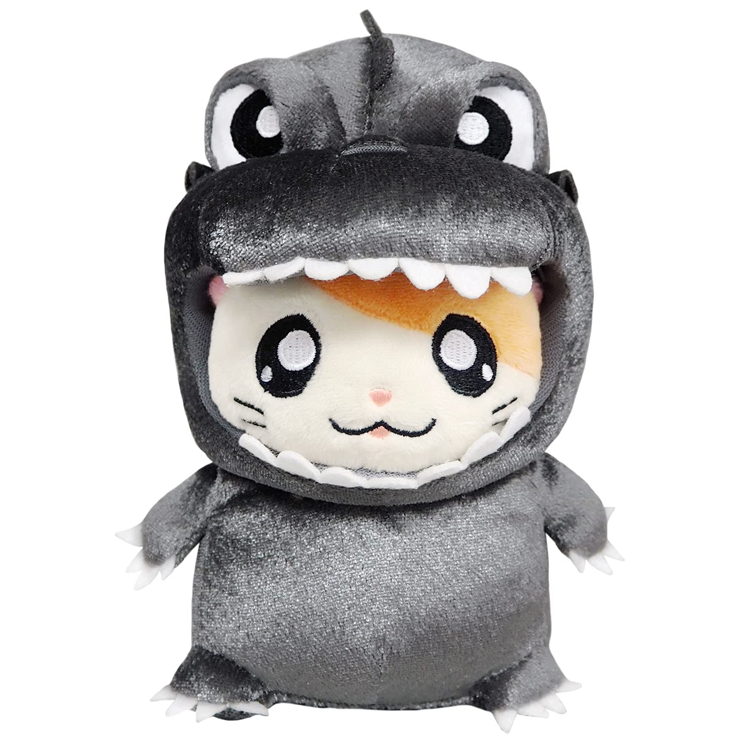 

Sanei Boeki Godzilla Ham плюшевая игрушка серебристая (S) Высота 13,5см