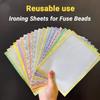 5Pcs Light Transmission Ironing Sheets for Fuse Beads Melting Beads Baking Cloth Fusion Beading