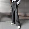 Hot Light Luxury Simple Trousers Women's Commuter Drape Casual Trousers Europe and America, High-end Thin Wide-leg Trousers