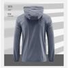 Men's Lightweight Hooded Windbreaker - Quick Dry Outdoor Jacket with Zipper Pockets for Hiking and Daily Wear