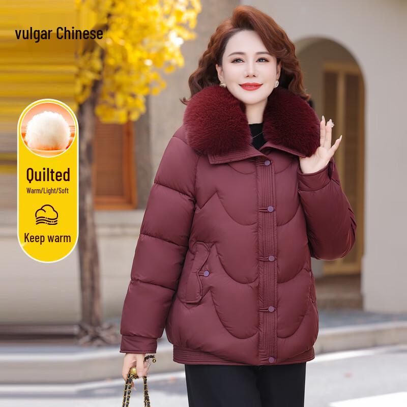 

Женская модная зимняя куртка с лацканами L