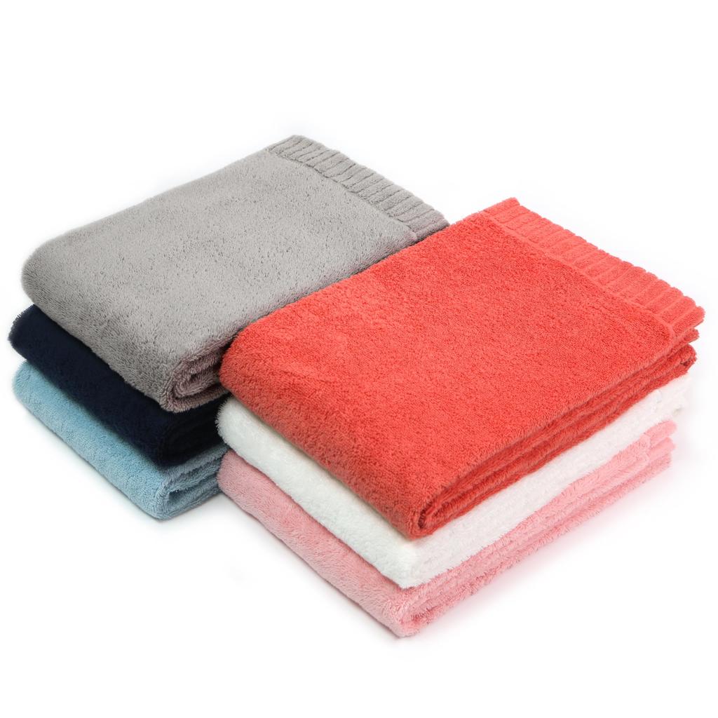 Imabari Towel Iori NEW Large Bath and Highly Absorbent "IORINO/Yokusui" Towel, Fluffy, Soft, (Gray)