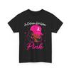 In October We Wear Pink Breast Cancer Awareness Black Girls T-Shirt