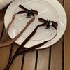 Velvets Bowknot Hair Clip Long Ribbon Hairpins Hair Accessories Hair Side Clips