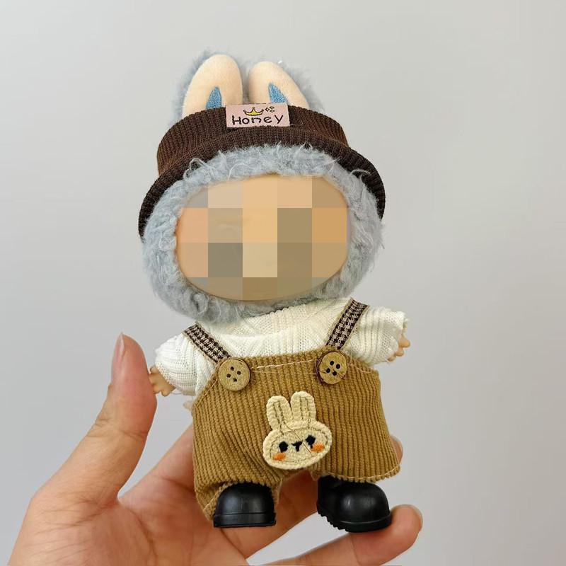 Labubu Pendant: Baby Clothes Blind Box - 17cm Macaron Vinyl.