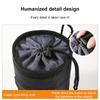 Oxford Cloth Tighten Tool Pouch Cylinder Nail Screw Storage Bag with Multiple Compartment for Nails Hardware Electrician
