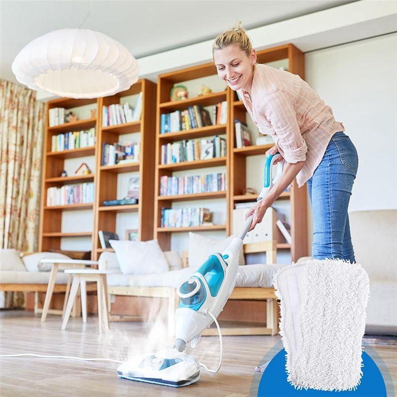 A20F-10PCS Microfiber Steam Mop Replacement Pads For Shark Steam Mop S3101 S3102 S3250 S3251 Washable Reusable Mop Pads