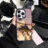 Apache AH-64 Helicopter Gunships   Phone Case For iPhone17,16,15,14,13,12,11 Plus,Pro Max Colored Silver Plated Inside Cover