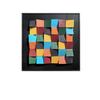 3D Solid Wood Mosaic Geometric Abstract Wall Art for TV Background or Entrance Hall