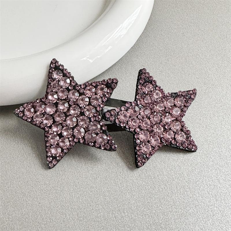 1PC New Cute Princess Pentagram Girls Hairpins Children Headwear Hairgrip Hair Clips Barrettes Hair Accessories