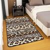 Erose Braut Cheeta-Muster Teppich Leopard Zebra Giraffe Haut Teppich 5x7, Streifen Rindsleder Teppich Luxus Tierbedruckter Teppichläufer für Kinder Te